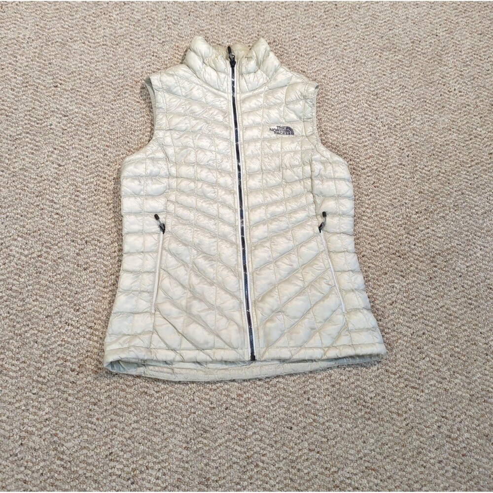 The North Face ThermoBall Quilted Vest Womens XS Full Zip Outdoor Gorpcore